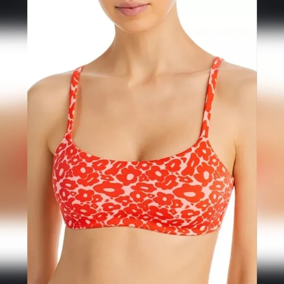 NWT Peixoto Karol Printed Scoop Neck Bikini Top Size Small - Picture 3 of 10